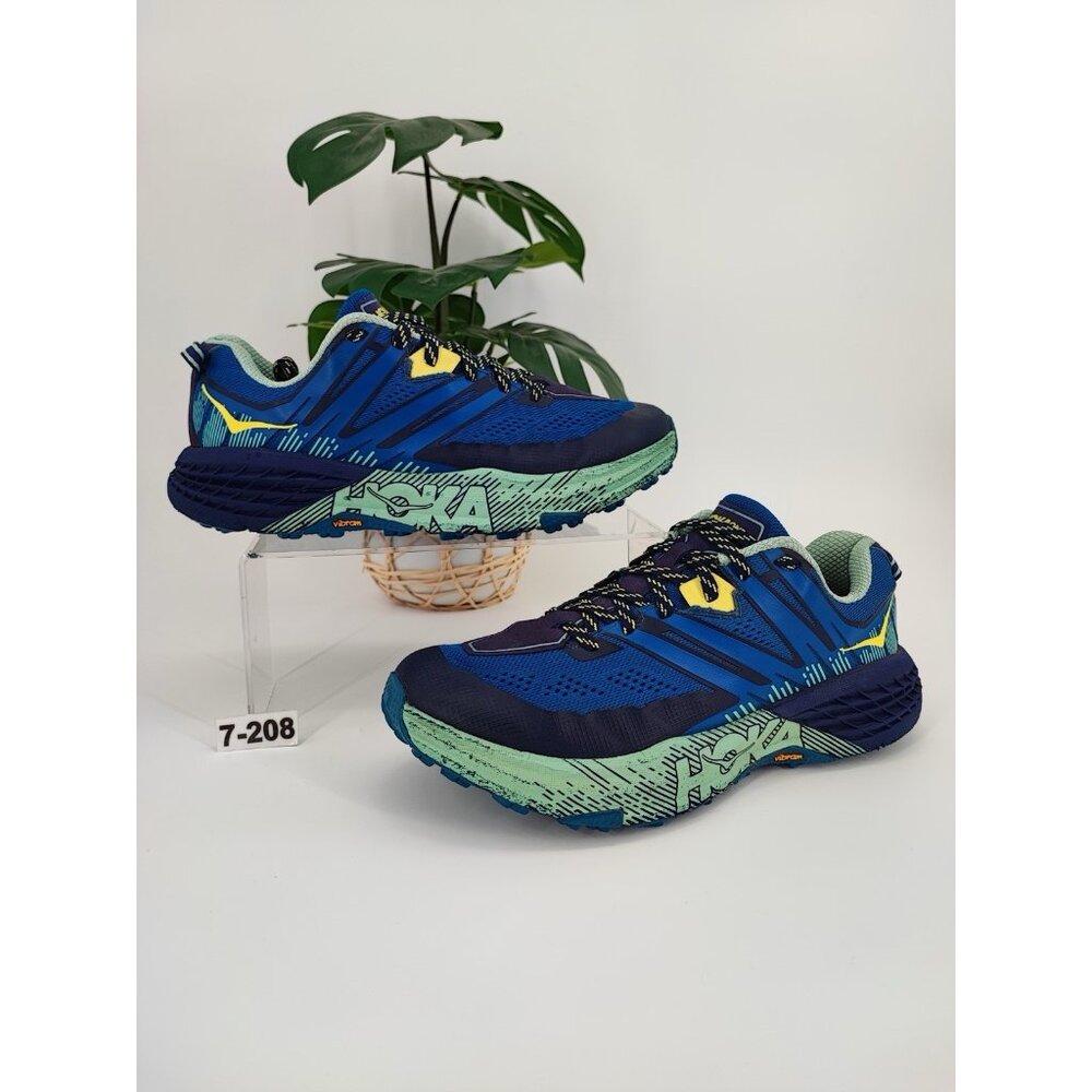Hoka Speedgoat 3 Women's Size 7.5 US Mesh Blue Sneakers 1099734 SMLB